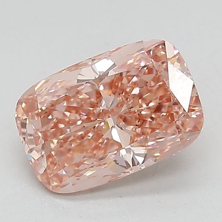 Loose Lab Diamond IGI Cushion Modified 2.0ct Fancy Vivid Pink VS1: Loose Lab Diamond IGI Cushion Modified 2.0ct Fancy Vivid Pink VS1 Loose lab-grown diamond from IGI, cushion modified cut, 2.0ct, color Fancy Vivid Pink, clarity VS1, measurements 9.27L x 6.24W x 4.32H