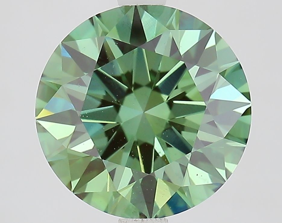 Loose Lab Diamond IGI Round 3.5ct Fancy Vivid Green VS2: Loose Lab Diamond IGI Round 3.5ct Fancy Vivid Green VS2 Loose lab-grown diamond, 3.5ct, Fancy Vivid Green, VS2 clarity, with EX polish and EX symmetry, certified by IGI. Item Specifics: Source: This I