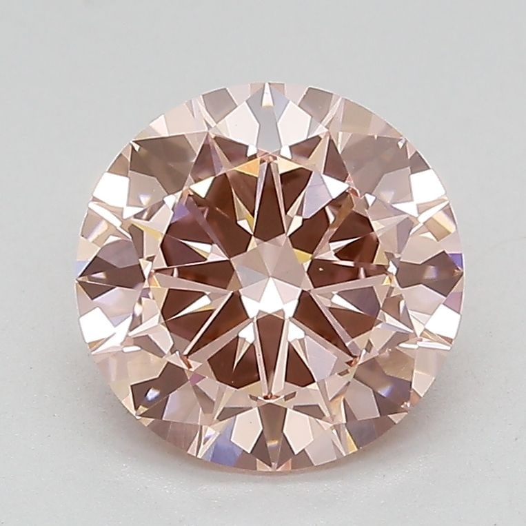 Loose Lab Diamond - IGI Round 2.0ct Fancy Intense Pink VS2: Loose Lab Diamond - IGI Round 2.0ct Fancy Intense Pink VS2 Loose Lab Diamond IGI Round, 2.0ct, Color: Fancy Intense Pink, Clarity: VS2, with VG Cut, EX Polish and Symmetry. Certified by IGI, measureme
