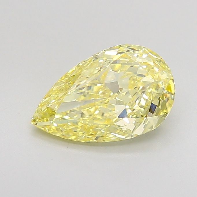 Loose Lab Diamond IGI Pear 2.01ct Fancy Intense Yellow VS2: Loose Lab Diamond IGI Pear 2.01ct Fancy Intense Yellow VS2 This loose lab-grown diamond features a 2.01ct pear shape in Fancy Intense Yellow with VS2 clarity, certified by IGI, and has excellent polis