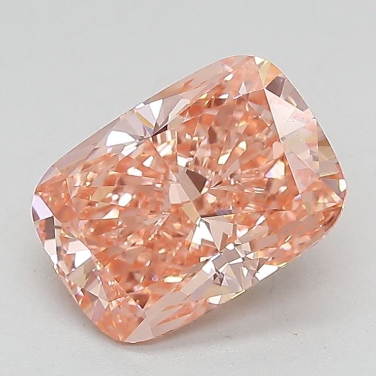 Loose Lab Diamond IGI Cushion Modified 2.07ct Fancy Vivid Pink VVS2: Loose Lab Diamond IGI Cushion Modified 2.07ct Fancy Vivid Pink VVS2 IGI certified 2.07ct loose lab-grown diamond, with a cushion cut in fancy vivid pink color, VVS2 clarity, and dimensions of 9.0L x 6