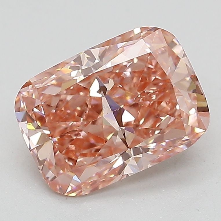Loose Lab Diamond IGI Cushion Modified 2.46ct Fancy Vivid Pink VS2: Loose Lab Diamond IGI Cushion Modified 2.46ct Fancy Vivid Pink VS2 This Loose Lab Diamond weighs 2.46 carats, has a cushion modified cut, and is graded Fancy Vivid Pink with VS2 clarity, certified by