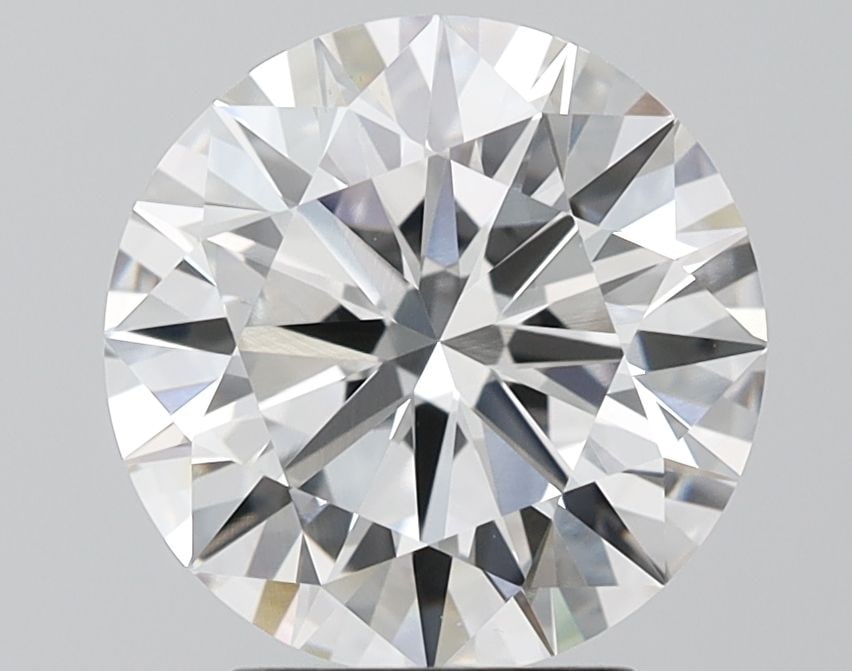 Loose Lab Diamond IGI Round 3.39ct E VVS2 - Ideal: Loose Lab Diamond IGI Round 3.39ct E VVS2 - Ideal Loose Lab Diamond IGI Round, 3.39ct graded E color and VVS2 clarity, boasting Excellent polish and symmetry, with measurements of 9.66L x 9.73W x 5.84