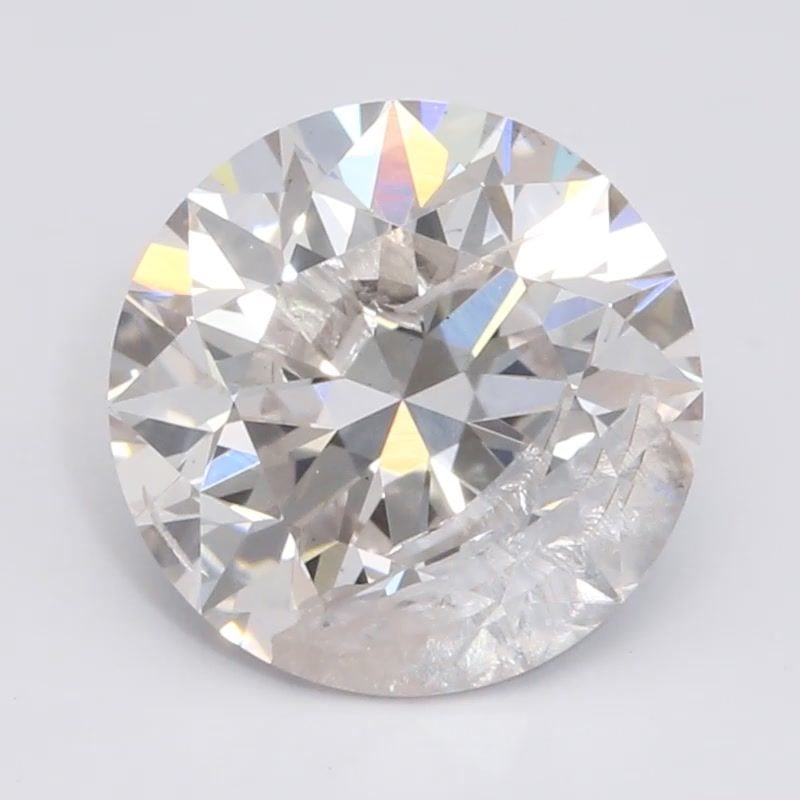Loose Lab Diamond 1.61ct GCAL Round I I2: Loose Lab Diamond 1.61ct GCAL Round I I2 This 1.61ct round loose lab diamond features a color grade of I and clarity of I2, with good polish and very good symmetry, certified by GCAL. Item Specifics: