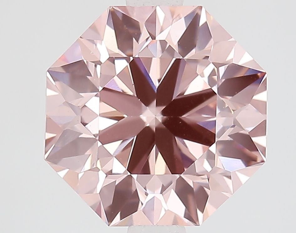 Loose Lab Diamond IGI Octagonal 2.92ct Fancy Intense Pink VVS2: Loose Lab Diamond IGI Octagonal 2.92ct Fancy Intense Pink VVS2 Loose lab diamond IGI certified, octagonal cut, 2.92ct, with color Fancy Intense Pink and clarity VVS2, featuring excellent polish and sy