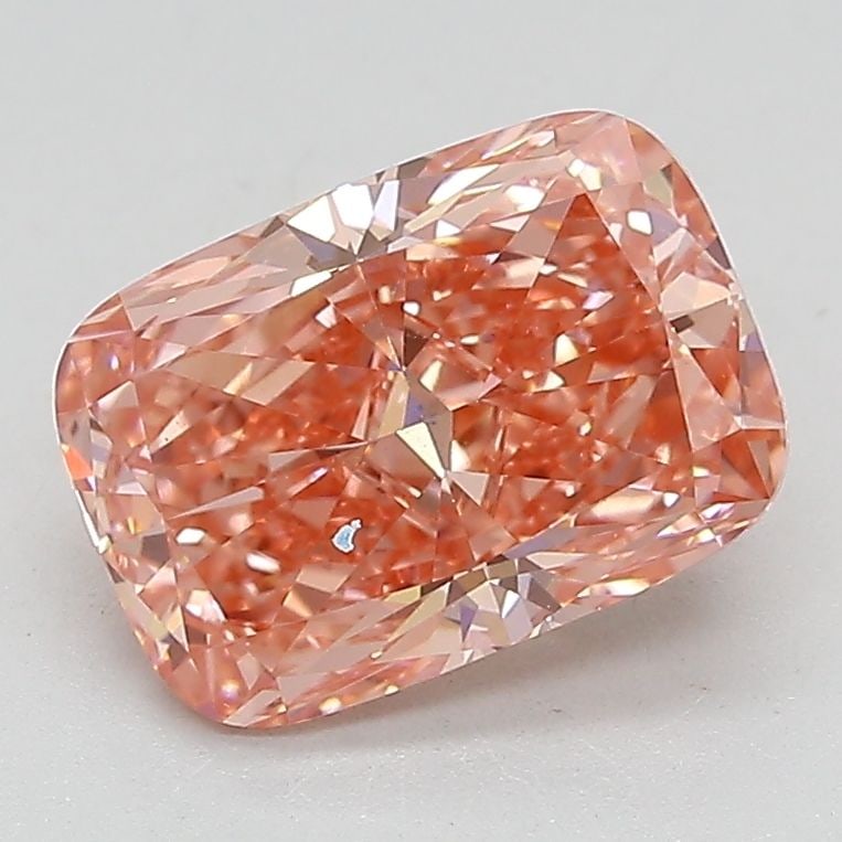 Loose Lab Diamond 2.3ct Fancy Vivid Pink VS1 - IGI Cushion Modified: Loose Lab Diamond 2.3ct Fancy Vivid Pink VS1 - IGI Cushion Modified Loose Lab Diamond 2.3ct Cushion Modified with Fancy Vivid Pink color and VS1 clarity, certified by IGI; dimensions: 9.26L X 6.56W X