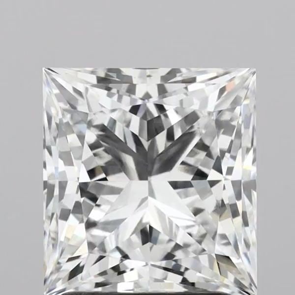 Loose Lab Diamond IGI Princess 2.55ct D VS1: Loose Lab Diamond IGI Princess 2.55ct D VS1 IGI certified loose lab-grown diamond, 2.55ct, princess cut, color D, clarity VS1, with excellent polish and symmetry. Measurements: 7.6L x 7.1W x 5.24H. It