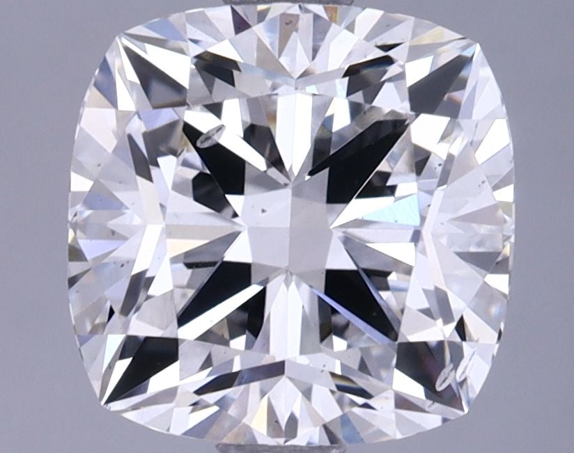 Loose Lab Diamond IGI Cushion Brilliant 2.42ct G SI1: Loose Lab Diamond IGI Cushion Brilliant 2.42ct G SI1 Loose Lab Diamond IGI Cushion Brilliant 2.42ct in color G, SI1 clarity, featuring excellent polish and symmetry, measuring 7.83L x 7.79W x 5.28H. C