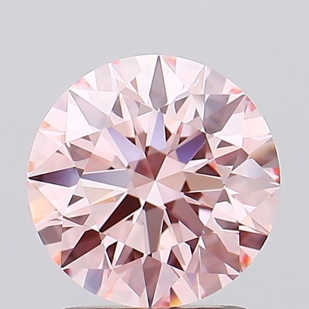 Loose Lab Diamond IGI Round 1.72ct Fancy Intense Pink IF - Ideal (1 of 1)