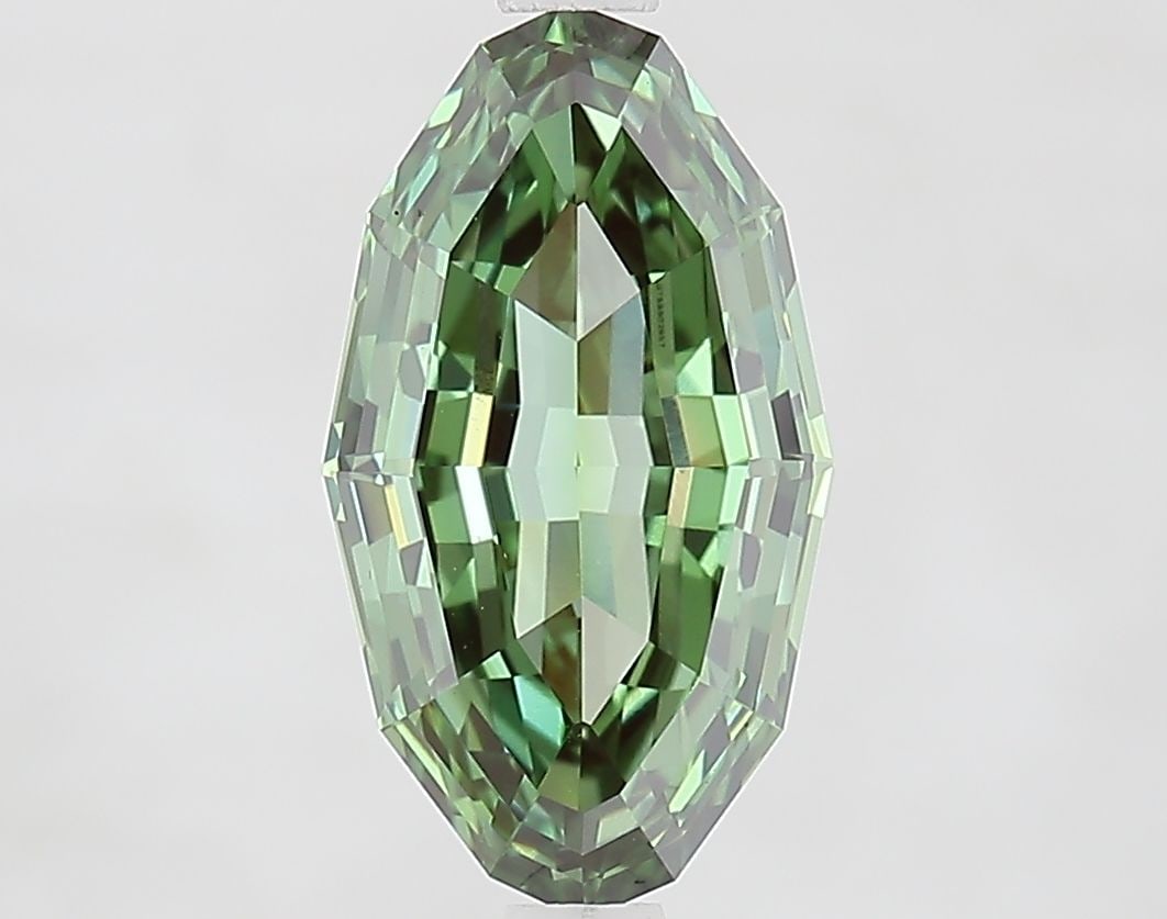 IGI Loose Lab Diamond Other 2.26ct Fancy Vivid Green VS1: IGI Loose Lab Diamond Other 2.26ct Fancy Vivid Green VS1 IGI Loose Lab Diamond, 2.26ct, Fancy Vivid Green, VS1 clarity, with excellent polish and symmetry; measures 12.41L x 6.88W x 3.56H, certified b