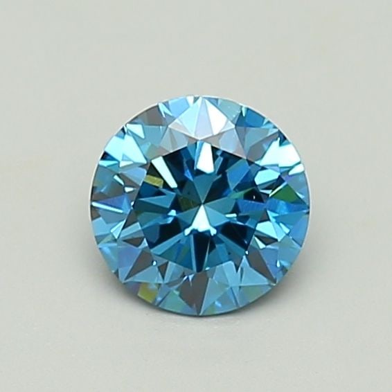 Loose Lab Diamond Round 1.03ct Fancy Vivid Blue VS1: Loose Lab Diamond Round 1.03ct Fancy Vivid Blue VS1 Loose lab-grown diamond, 1.03ct, round cut, fancy vivid blue color, clarity VS1, with very good polish and excellent symmetry. Measurements are 6.55