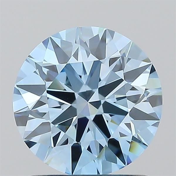 Loose Lab Diamond IGI Round 1.08ct Fancy Vivid Blue VVS1 - Ideal: Loose Lab Diamond IGI Round 1.08ct Fancy Vivid Blue VVS1 - Ideal Loose lab-grown diamond, IGI certified, weighing 1.08ct with an ideal round cut, fancy vivid blue color, and clarity VVS1. Measurements