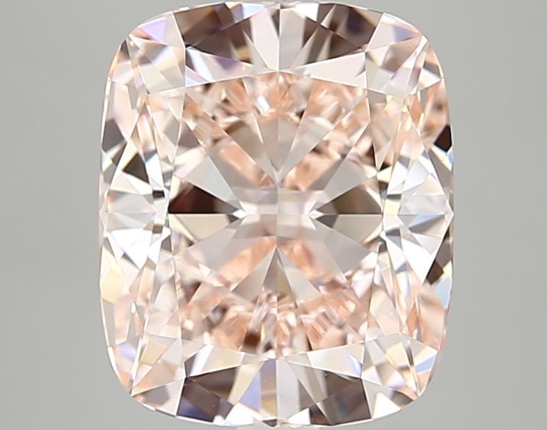 Loose Lab Diamond IGI Cushion Modified 4.07ct Fancy Intense Pink VVS2: Loose Lab Diamond IGI Cushion Modified 4.07ct Fancy Intense Pink VVS2 Loose Lab Diamond IGI Cushion Modified 4.07ct with Fancy Intense Pink color, VVS2 clarity, featuring excellent polish and measurin