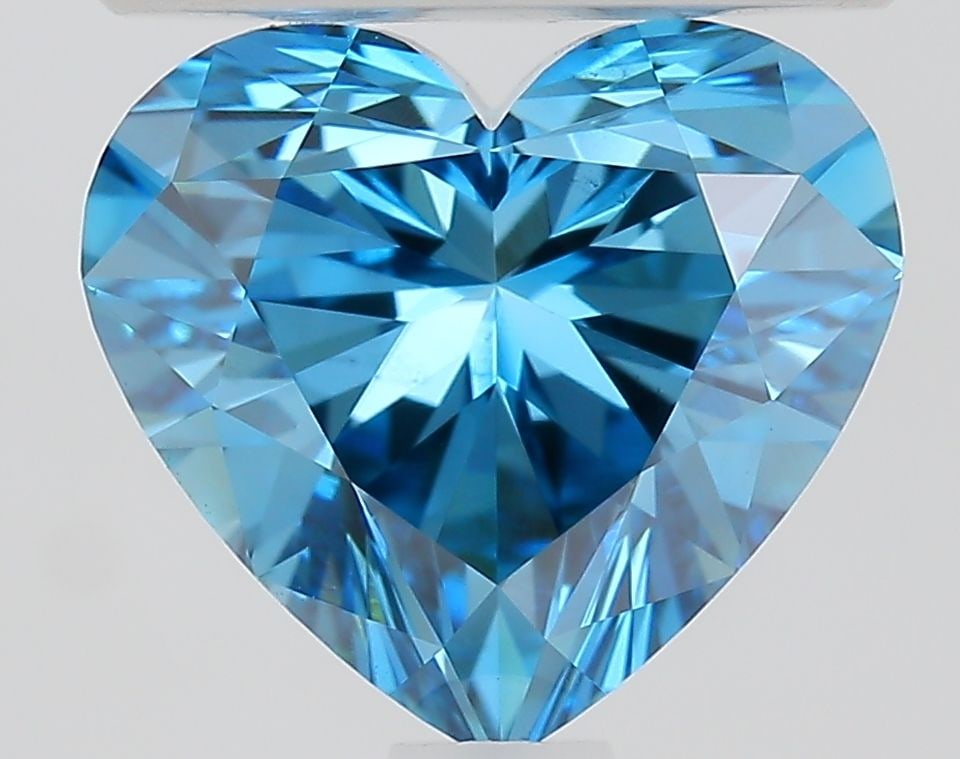 Loose Lab Diamond IGI Heart 1.62ct Fancy Vivid Blue VS2: Loose Lab Diamond IGI Heart 1.62ct Fancy Vivid Blue VS2 A loose lab diamond in heart shape, 1.62ct, with fancy vivid blue color and VS2 clarity. Item Specifics: Source: This Is A Real Diamond Grown In
