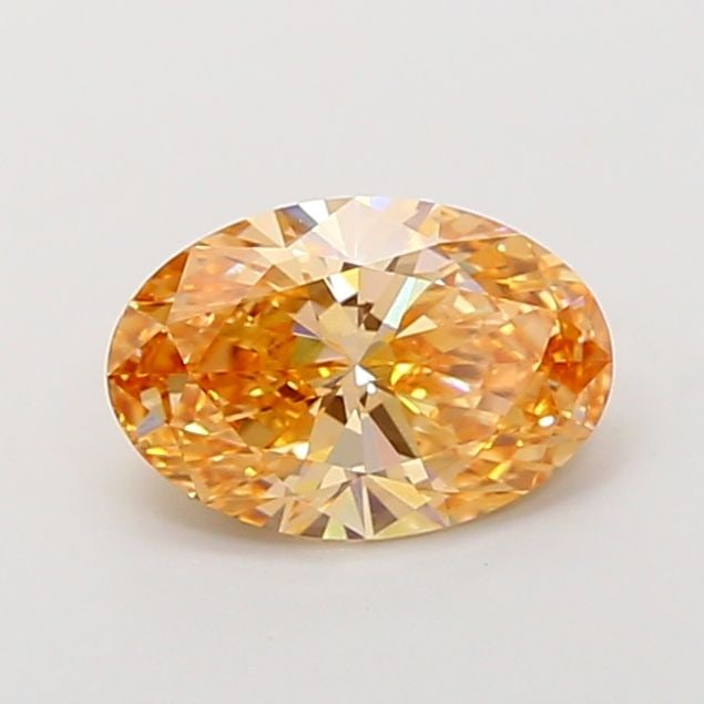 Loose Lab Diamond IGI Oval 2.0ct Fancy Intense Brownish Orange VVS1: Loose Lab Diamond IGI Oval 2.0ct Fancy Intense Brownish Orange VVS1 The 2.0ct loose lab diamond is Fancy Intense Brownish Orange with VVS1 clarity, exhibiting excellent polish and symmetry, certified
