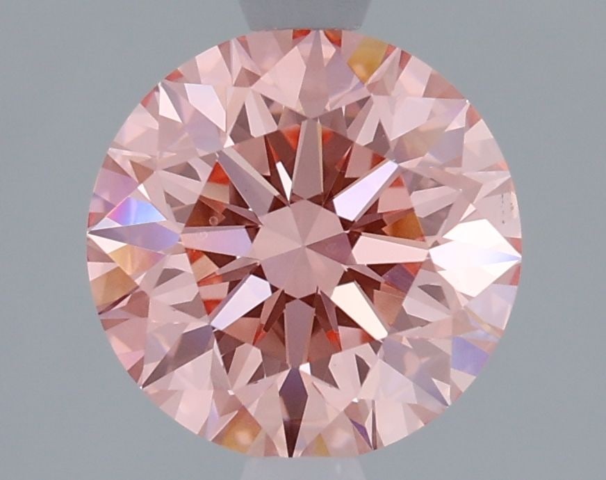 Loose Lab Diamond IGI Round 2.02ct Fancy Vivid Pink VS1: Loose Lab Diamond IGI Round 2.02ct Fancy Vivid Pink VS1 A 2.02ct loose lab-grown diamond with a round cut, fancy vivid pink color, and VS1 clarity, certified by IGI, measuring 8.01L x 8.03W x 5.08H mm