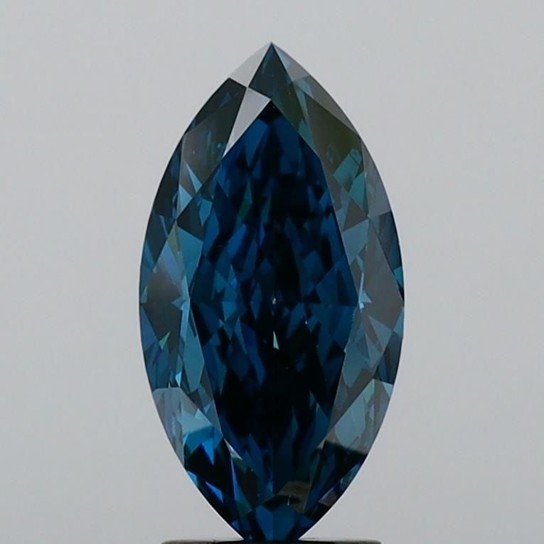 Loose Lab Diamond IGI Emerald 1.5ct Fancy Vivid Blue VS1 (1 of 1)