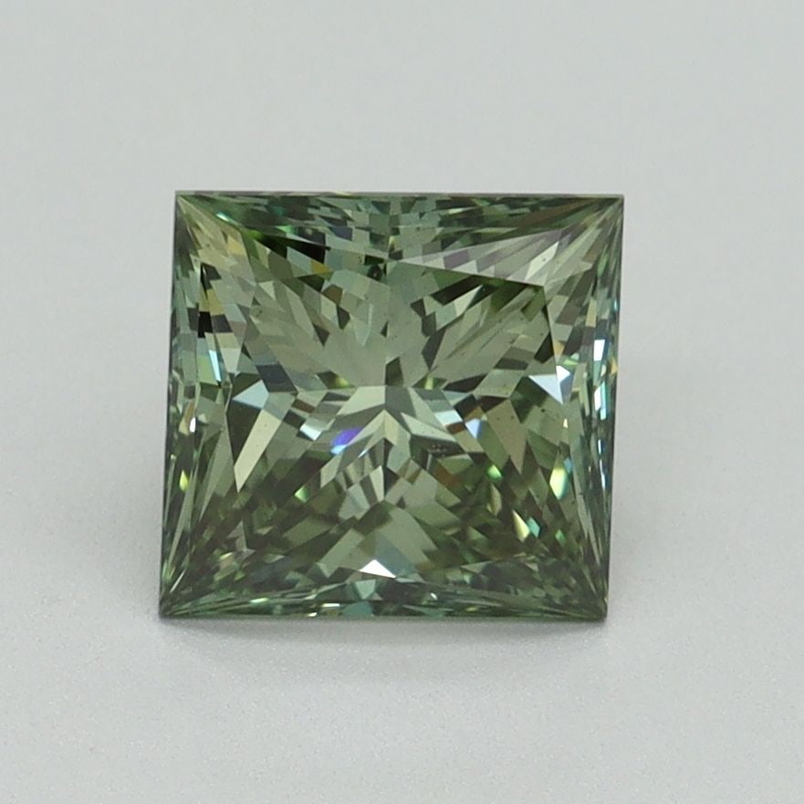 Loose Lab Diamond IGI Princess 1.54ct Fancy Vivid Green VS2: Loose Lab Diamond IGI Princess 1.54ct Fancy Vivid Green VS2 Loose lab diamond IGI certified, princess cut, 1.54ct, Fancy Vivid Green color, VS2 clarity, measurements 6.67L x 6.49W x 4.36H. Item Specif