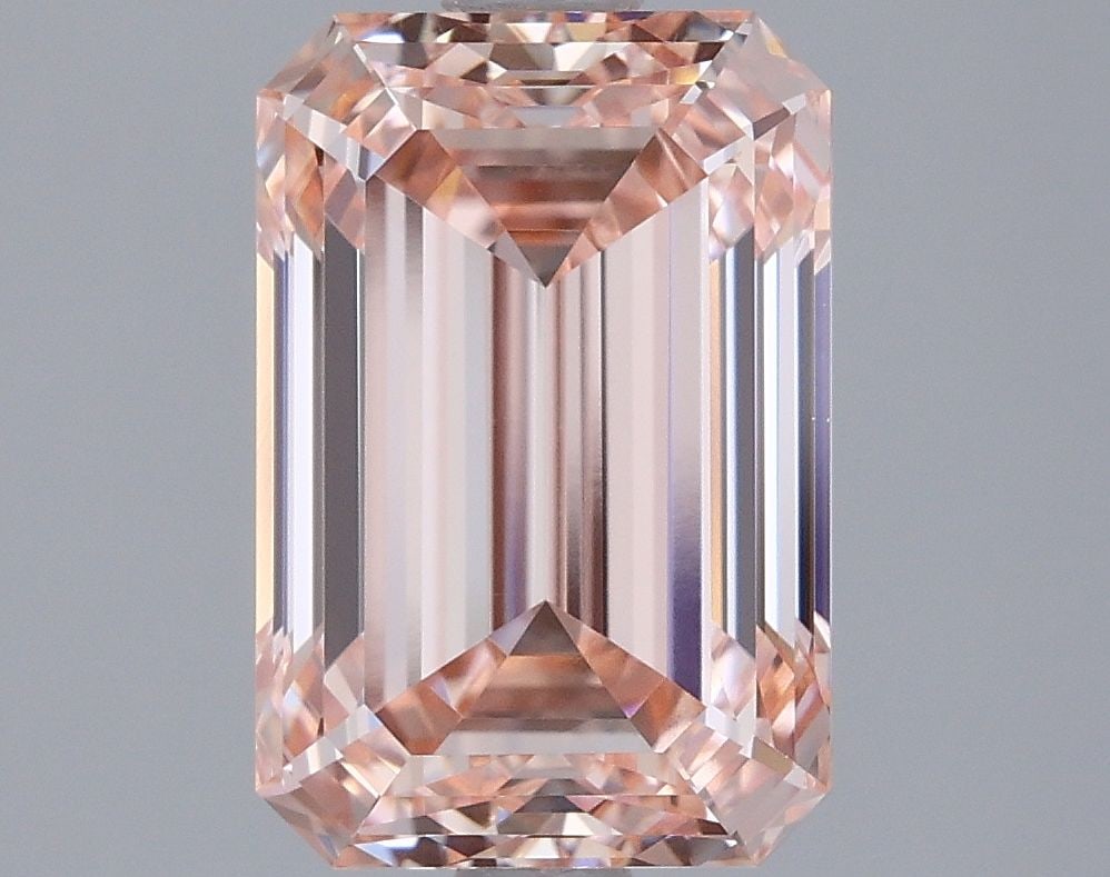 Loose Lab Diamond IGI Emerald 2.51ct Fancy Intense Pink VVS2: Loose Lab Diamond IGI Emerald 2.51ct Fancy Intense Pink VVS2 Loose Lab Diamond IGI Certified, 2.51ct, Fancy Intense Pink, VVS2 clarity, VG polish, EX symmetry, measurements 9.22L x 6.19W x 4.34H. Item