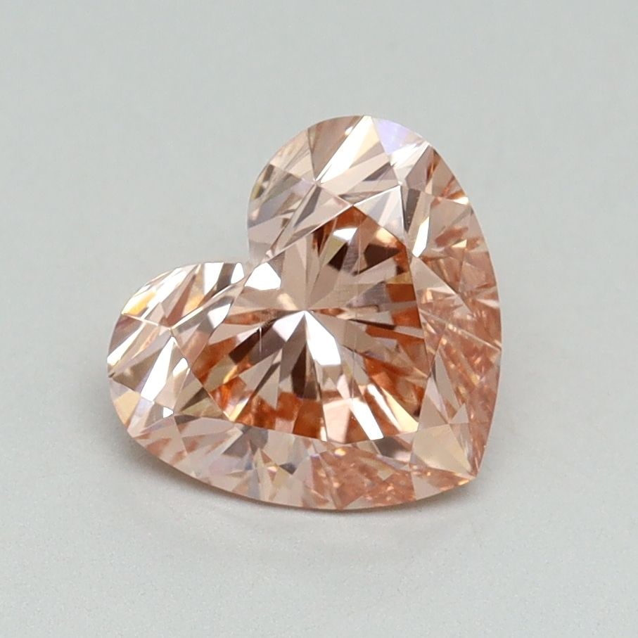 Loose Lab Diamond IGI Heart 1.56ct Fancy Intense Pink VS1: Loose Lab Diamond IGI Heart 1.56ct Fancy Intense Pink VS1 Loose Lab Diamond IGI Heart 1.56ct Fancy Intense Pink VS1, featuring very good polish and excellent symmetry, with measurements of 7.04L x 7.8