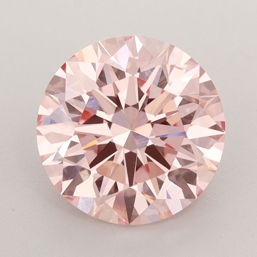 Ideal Loose Lab Diamond IGI Round 2.51ct Fancy Vivid Pink VS2: Ideal Loose Lab Diamond IGI Round 2.51ct Fancy Vivid Pink VS2 This Ideal Loose Lab Diamond is round, weighing 2.51ct in Fancy Vivid Pink with VS2 clarity, certified by IGI, and has excellent polish an