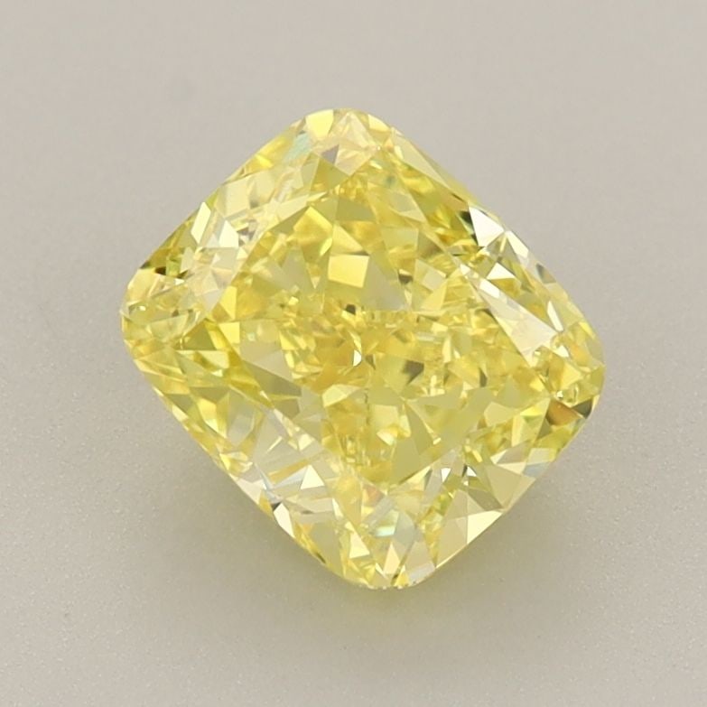 Loose Lab Diamond IGI Cushion Modified 1.58ct Fancy Vivid Yellow VVS1: Loose Lab Diamond IGI Cushion Modified 1.58ct Fancy Vivid Yellow VVS1 This Loose Lab Diamond is a cushion modified 1.58ct in Fancy Vivid Yellow with VVS1 clarity, certified by IGI, showcasing excellen