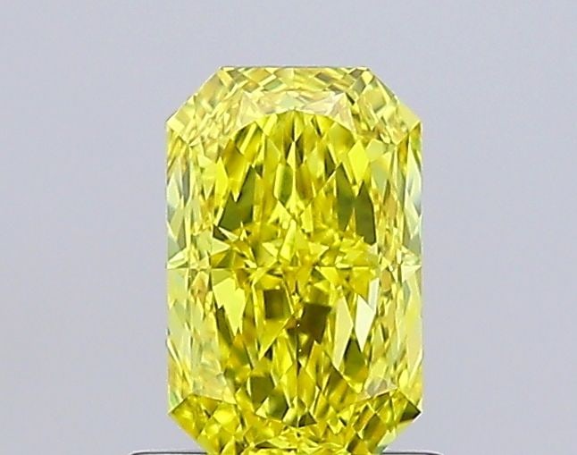 Loose Lab Diamond IGI Radiant 1.06ct Fancy Vivid Yellow VVS1: Loose Lab Diamond IGI Radiant 1.06ct Fancy Vivid Yellow VVS1 Loose Lab Diamond IGI Radiant, 1.06ct, Fancy Vivid Yellow, Clarity VVS1, with Excellent Polish and Symmetry, certified by IGI. Item Specifi