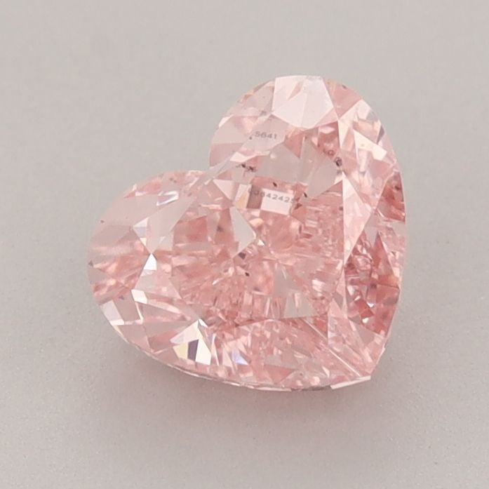 Loose Lab Diamond IGI Heart 1.39ct Fancy Vivid Pink VS2: Loose Lab Diamond IGI Heart 1.39ct Fancy Vivid Pink VS2 Loose Lab Diamond IGI Heart, 1.39ct Fancy Vivid Pink VS2, displays very good polish and symmetry, measuring 5.97L x 6.72W x 4.24H, certified by