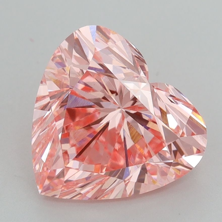 Loose Lab Diamond IGI Heart 3.51ct Fancy Vivid Pink VS1: Loose Lab Diamond IGI Heart 3.51ct Fancy Vivid Pink VS1 Loose Lab Diamond IGI Heart 3.51ct Fancy Vivid Pink VS1 with EX Polish and VG Symmetry, measuring 9.43L x 10.0W x 6.09H. Item Specifics: Source: