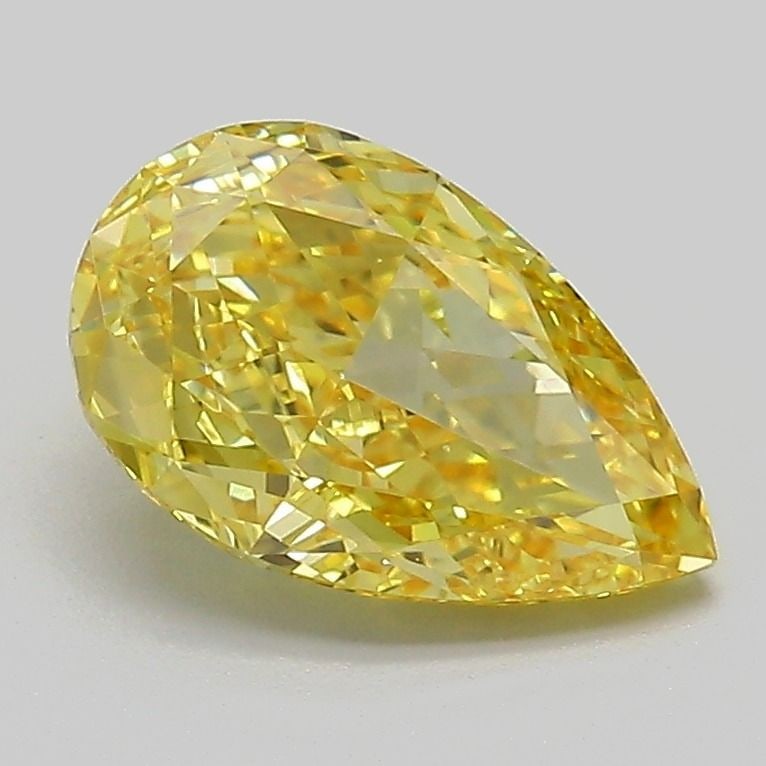 Loose Lab Diamond - IGI Pear 1.66ct Fancy Vivid Yellow VS1: Loose Lab Diamond - IGI Pear 1.66ct Fancy Vivid Yellow VS1 Pear loose lab diamond, 1.66ct, fancy vivid yellow color, clarity VS1, IGI certified. Measurements are 9.99L x 6.25W x 3.69H. Item Specifics: