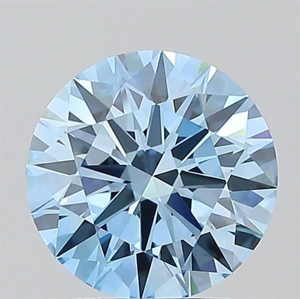 IGI 2.0ct Round Fancy Vivid Blue VS1 - Ideal Loose Lab Diamond: IGI 2.0ct Round Fancy Vivid Blue VS1 - Ideal Loose Lab Diamond Ideal loose lab diamond, IGI certified, 2.0ct round cut in Fancy Vivid Blue with VS1 clarity. Size is 8.18L x 8.22W x 4.91H. Item Specifi
