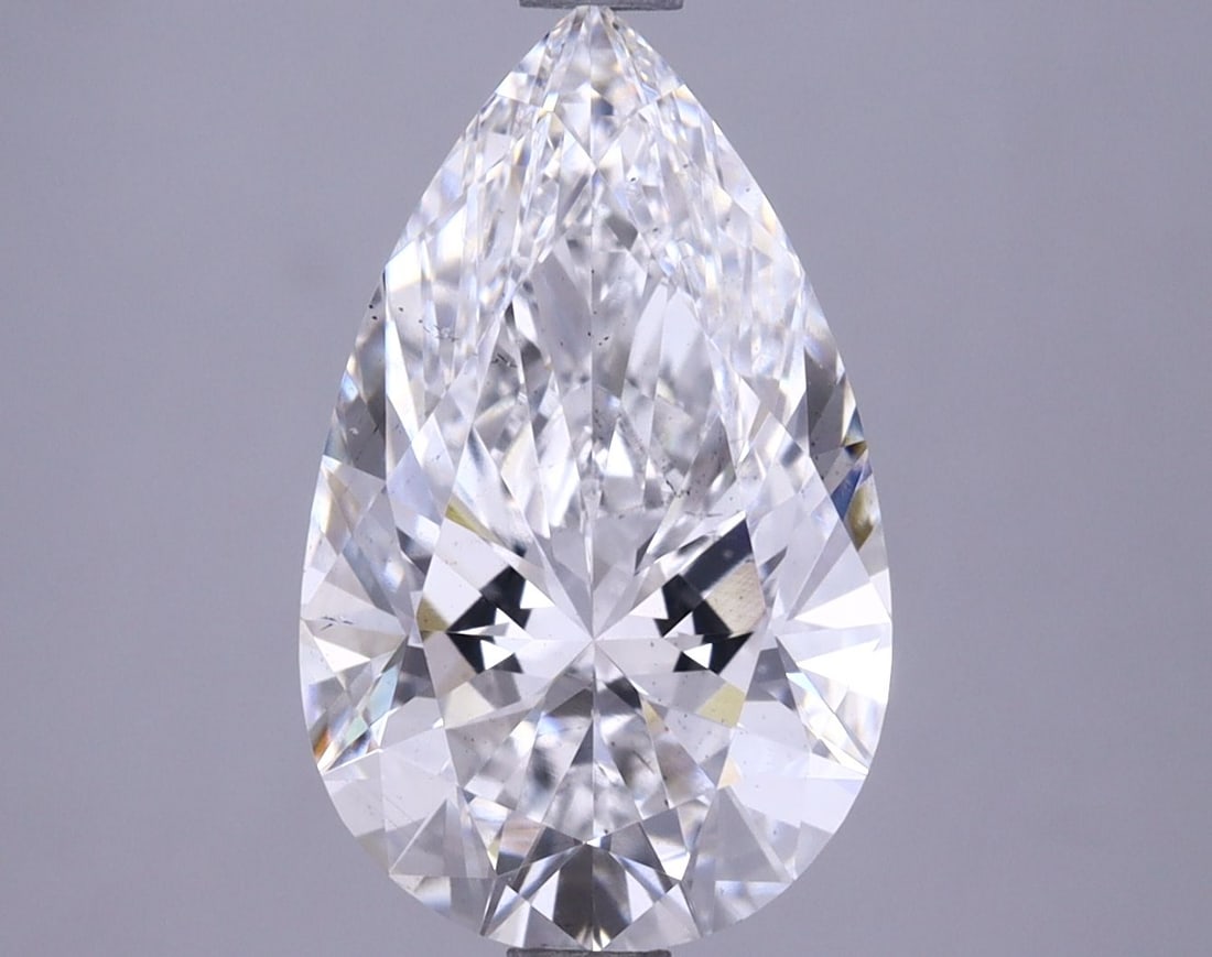 Loose Lab Diamond IGI Pear 2.58ct E SI1: Loose Lab Diamond IGI Pear 2.58ct E SI1 Loose Lab Diamond IGI Pear, 2.58ct, E color, SI1 clarity, with excellent polish and symmetry; certified by IGI. Item Specifics: Source: This Is A Real Diamond G