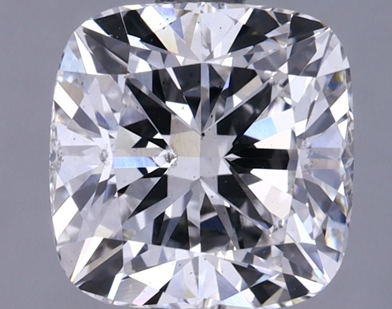 Loose Lab Diamond IGI Cushion Brilliant 1.76ct F SI1: Loose Lab Diamond IGI Cushion Brilliant 1.76ct F SI1 Loose lab-grown diamond, IGI certified, cushion brilliant cut, 1.76ct, color F, clarity SI1, with excellent polish and symmetry, measuring 7.06L x
