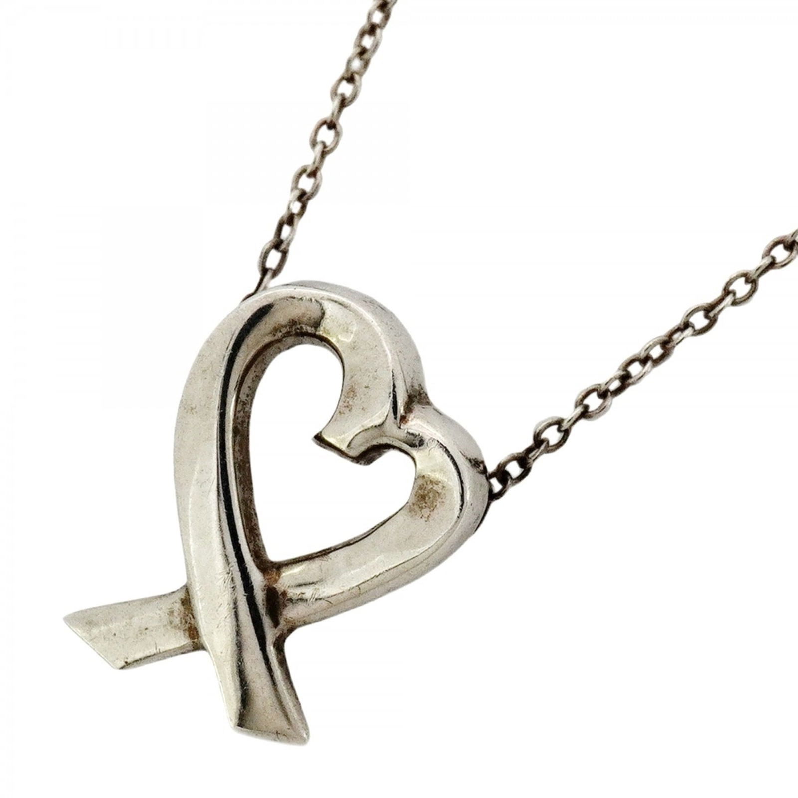 Women's Silver 925 Tiffany Loving Heart Necklace (1 of 7)