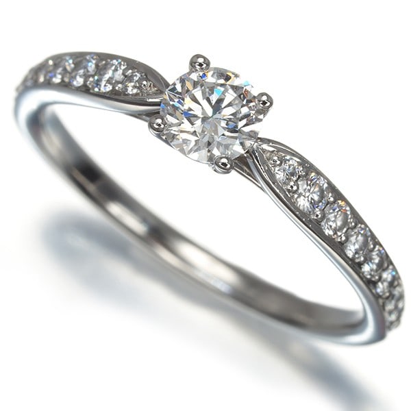 Tiffany & Co. 0.30ct Diamond Harmony Solitaire Ring Us6-6.25 950 Platinum: Tiffany & Co. 0.30ct Diamond Harmony Solitaire Ring Us6-6.25 950 Platinum Tiffany & Co. Harmony Solitaire Ring featuring a natural diamond weighing 0.30ct, made from 950 platinum and available in US s