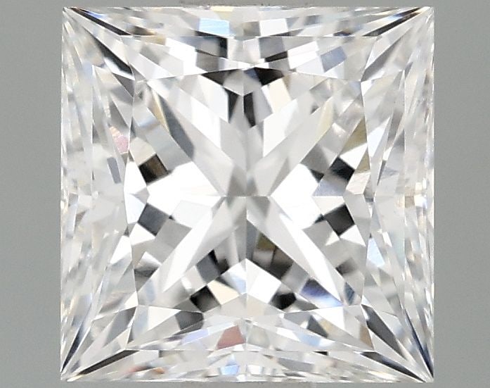 Loose Lab Diamond 1.57ct E VS1 - IGI Princess: Loose Lab Diamond 1.57ct E VS1 - IGI Princess IGI certified lab-grown loose diamond weighing 1.57ct with color E and clarity VS1, showcasing excellent polish and symmetry, and measuring 6.4L x 6.37W x