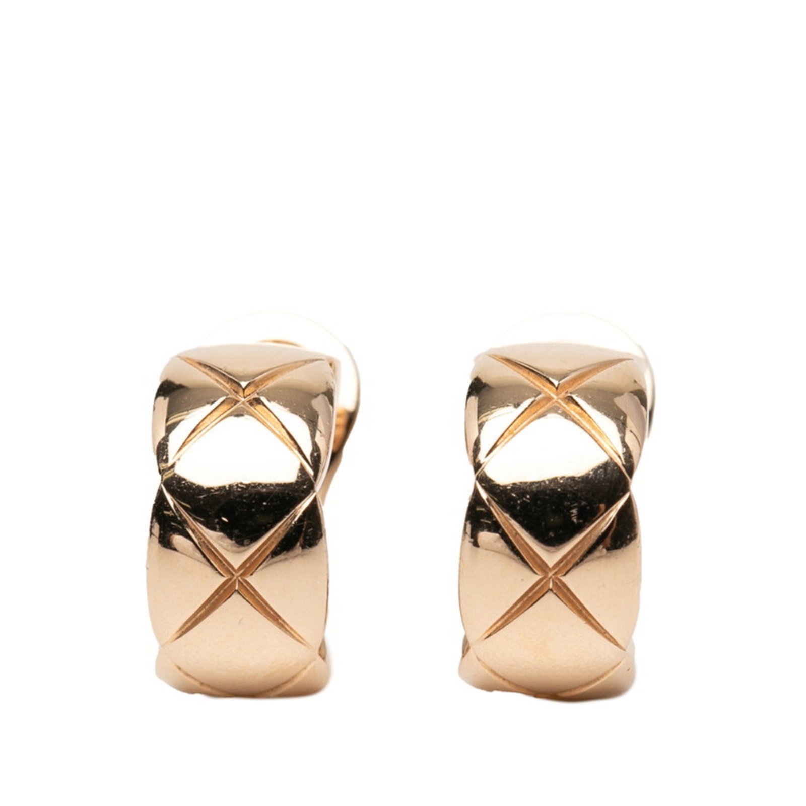 Gold (18K) Hoop Earrings - Chanel (1 of 4)