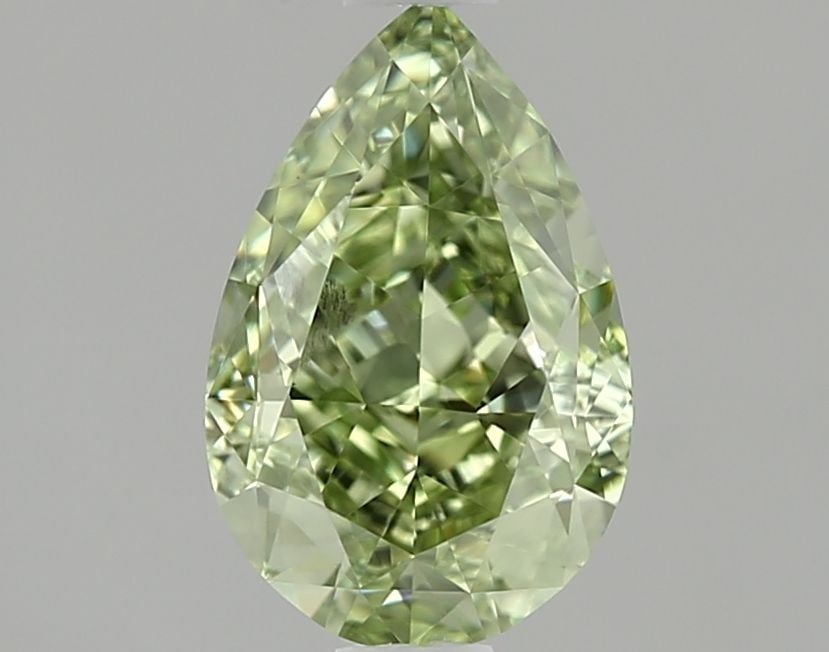 IGI Pear 1.07ct Fancy Vivid Green VVS2 Loose Lab Diamond: IGI Pear 1.07ct Fancy Vivid Green VVS2 Loose Lab Diamond IGI Pear 1.07ct lab-grown diamond featuring Fancy Vivid Green color, VVS2 clarity, with excellent polish and symmetry, measuring 8.0L x 5.19W