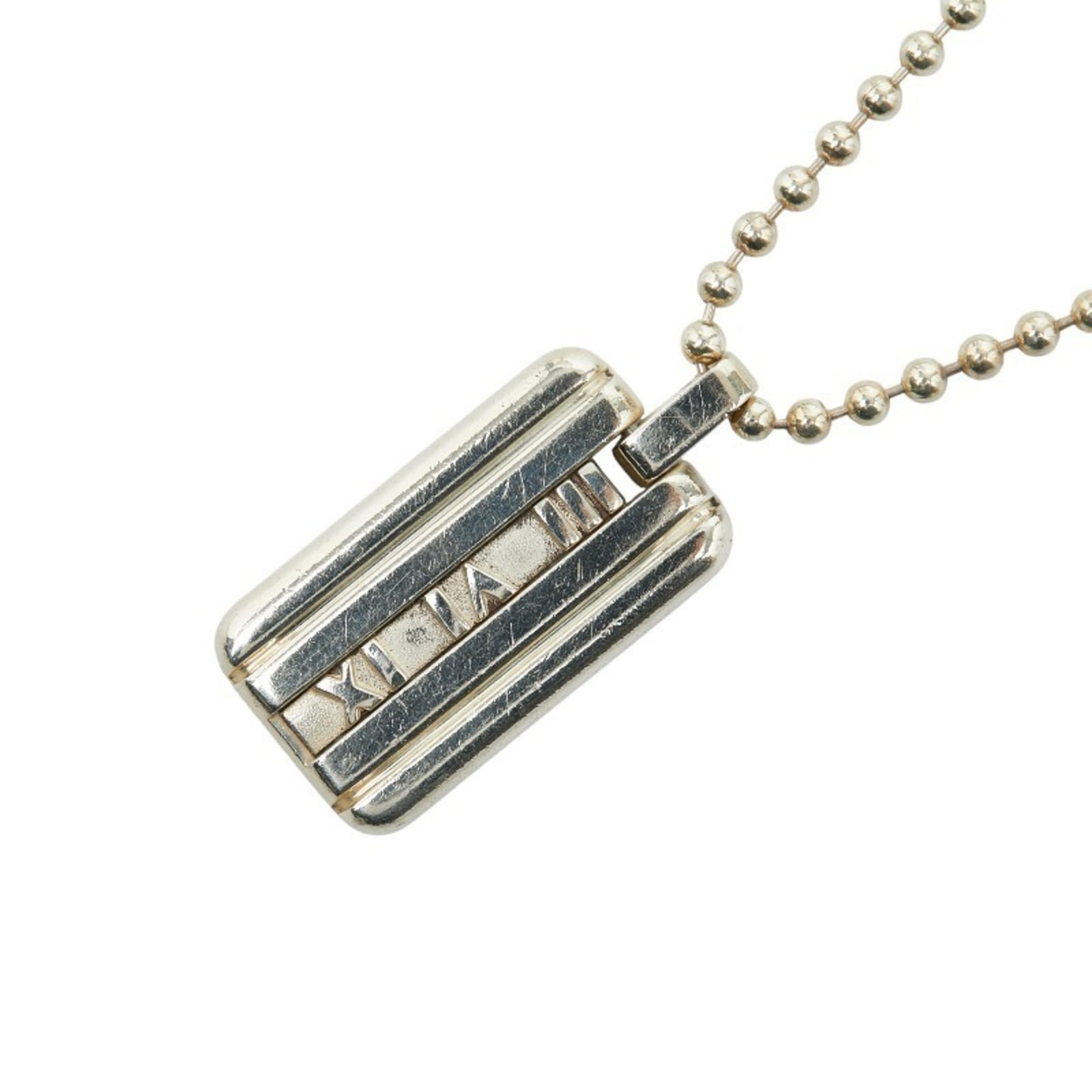 Tiffany & Co. Atlas Plate Necklace in 925 Sterling Silver for Women (1 of 9)