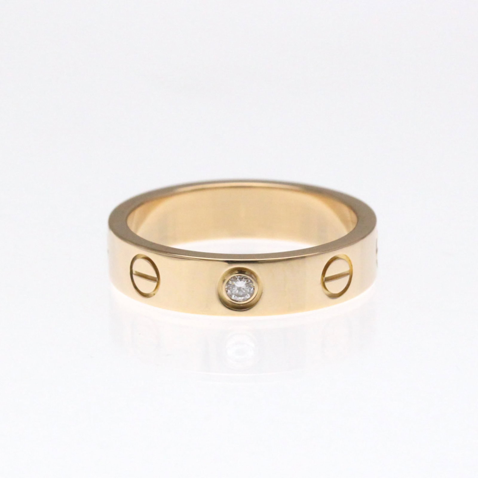 18K Pink Gold Cartier Band Ring (1 of 10)