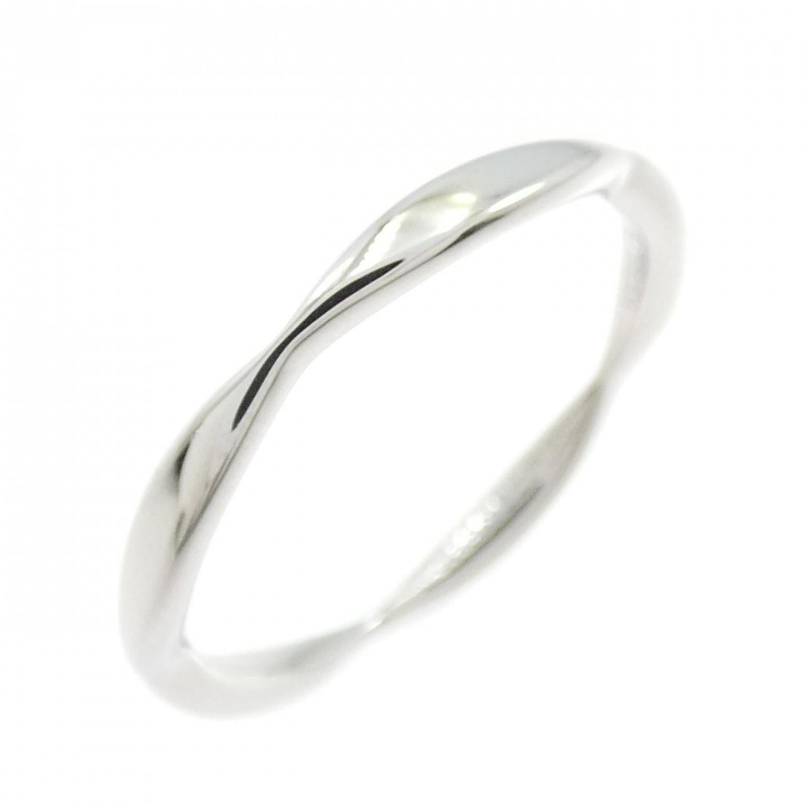 Chanel Platinum 950 Band Ring (1 of 4)