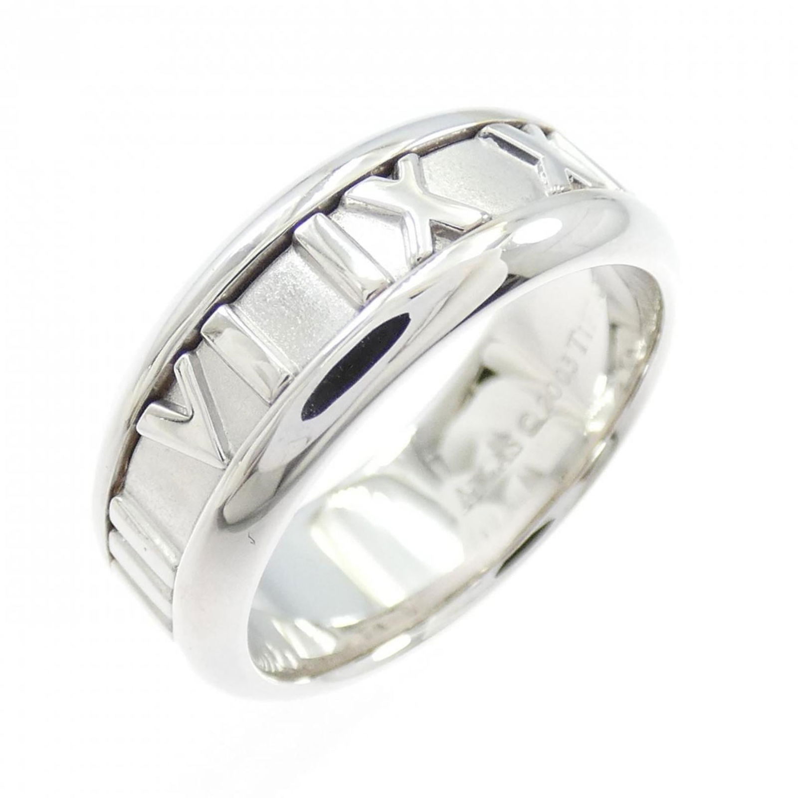 Tiffany 18K White Gold Band Ring (1 of 4)