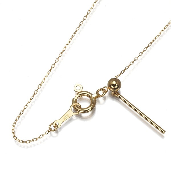 18K 750 Yellow Gold Cable Chain Necklace 45Cm (1 of 3)