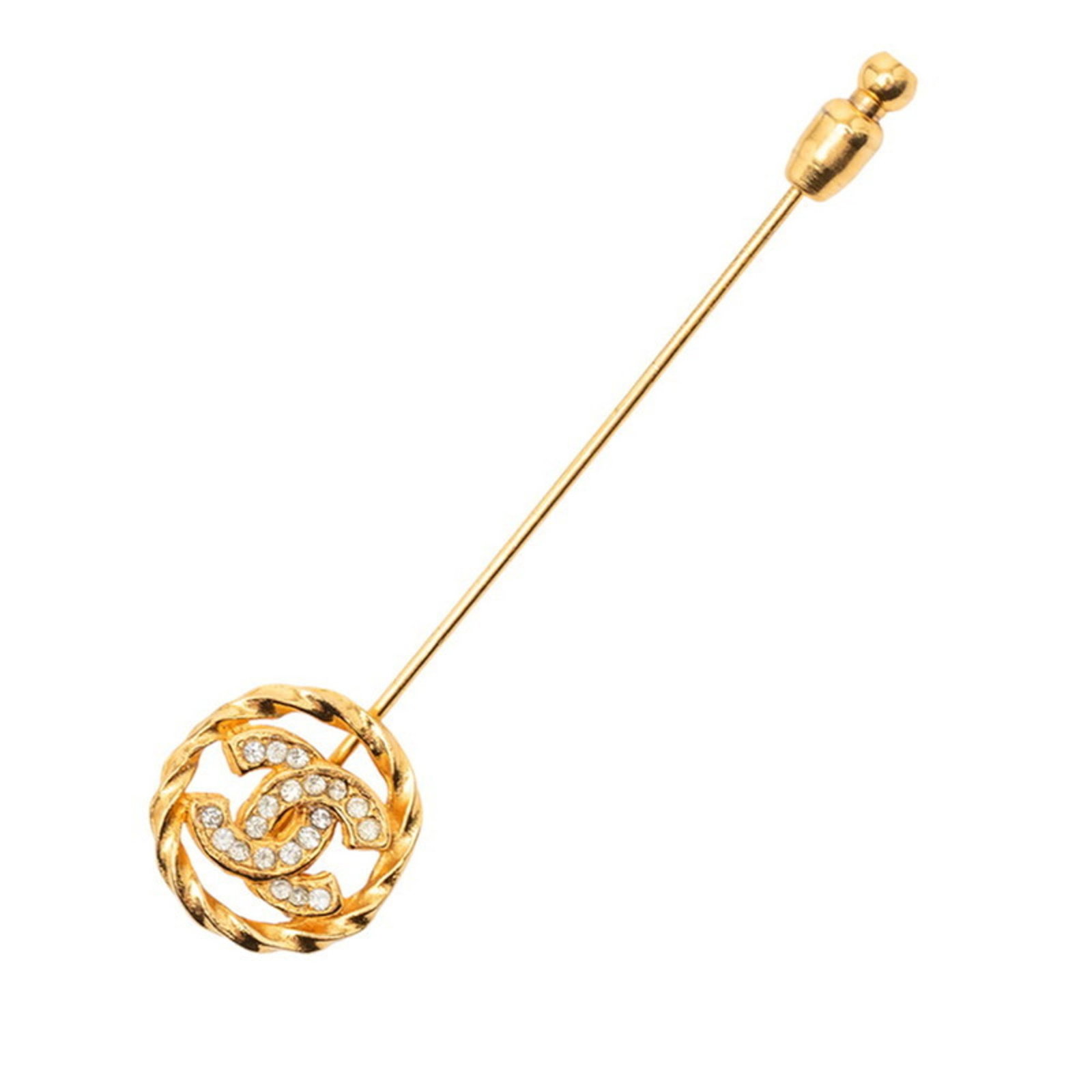Chanel Gold Plating Pin Brooch (1 of 3)