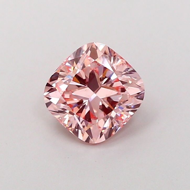 Loose Lab Diamond IGI Cushion Modified 1.03ct Fancy Intense Pink VS2: Loose Lab Diamond IGI Cushion Modified 1.03ct Fancy Intense Pink VS2 Loose lab-grown diamond weighing 1.03ct, with a cushion modified cut, fancy intense pink color, VS2 clarity, EX polish, and EX symm