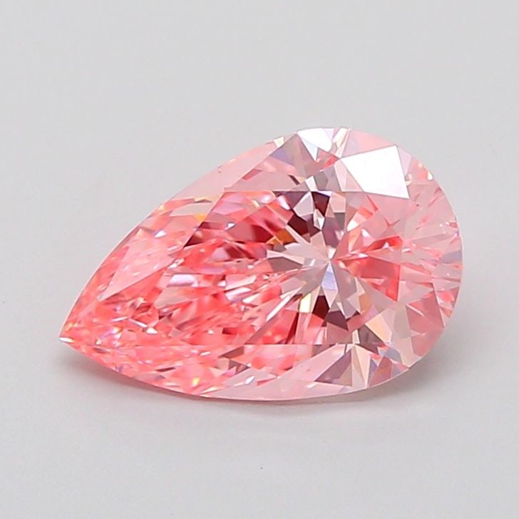 Loose Lab Diamond IGI Pear 2.04ct Fancy Vivid Pink VVS2: Loose Lab Diamond IGI Pear 2.04ct Fancy Vivid Pink VVS2 This Loose Lab Diamond IGI Pear weighs 2.04ct, showcasing a fancy vivid pink color and VVS2 clarity, with excellent polish and symmetry. It is