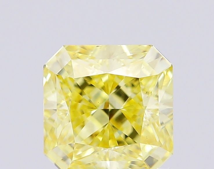 Loose Lab Diamond IGI Square Radiant 1.06ct Fancy Yellow VS2: Loose Lab Diamond IGI Square Radiant 1.06ct Fancy Yellow VS2 Lab-grown loose diamond from IGI, weighing 1.06 carats with a fancy yellow color and VS2 clarity. Certified with excellent polish and