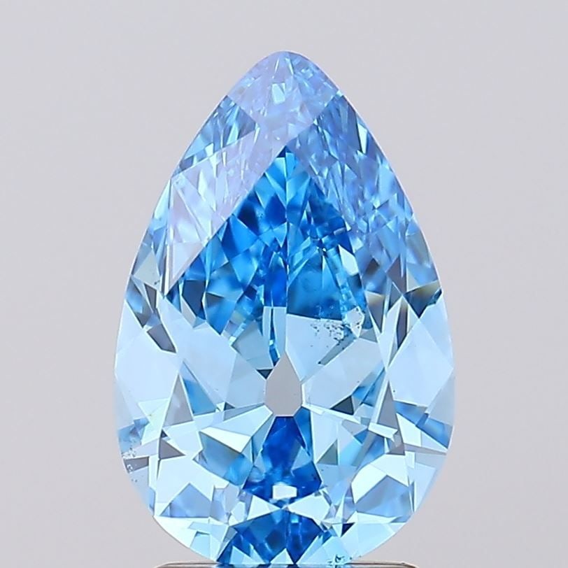 Loose Lab Diamond 2.17ct Fancy Intense Blue VS2 European Cut (1 of 1)