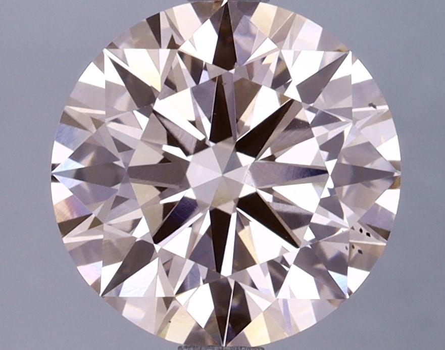 Ideal Loose Lab Diamond IGI Round 3.06ct Fancy Pink VS2: Ideal Loose Lab Diamond IGI Round 3.06ct Fancy Pink VS2 Ideal loose lab-grown diamond IGI certified, weighing 3.06ct with fancy pink color and clarity VS2, featuring excellent polish and symmetry,