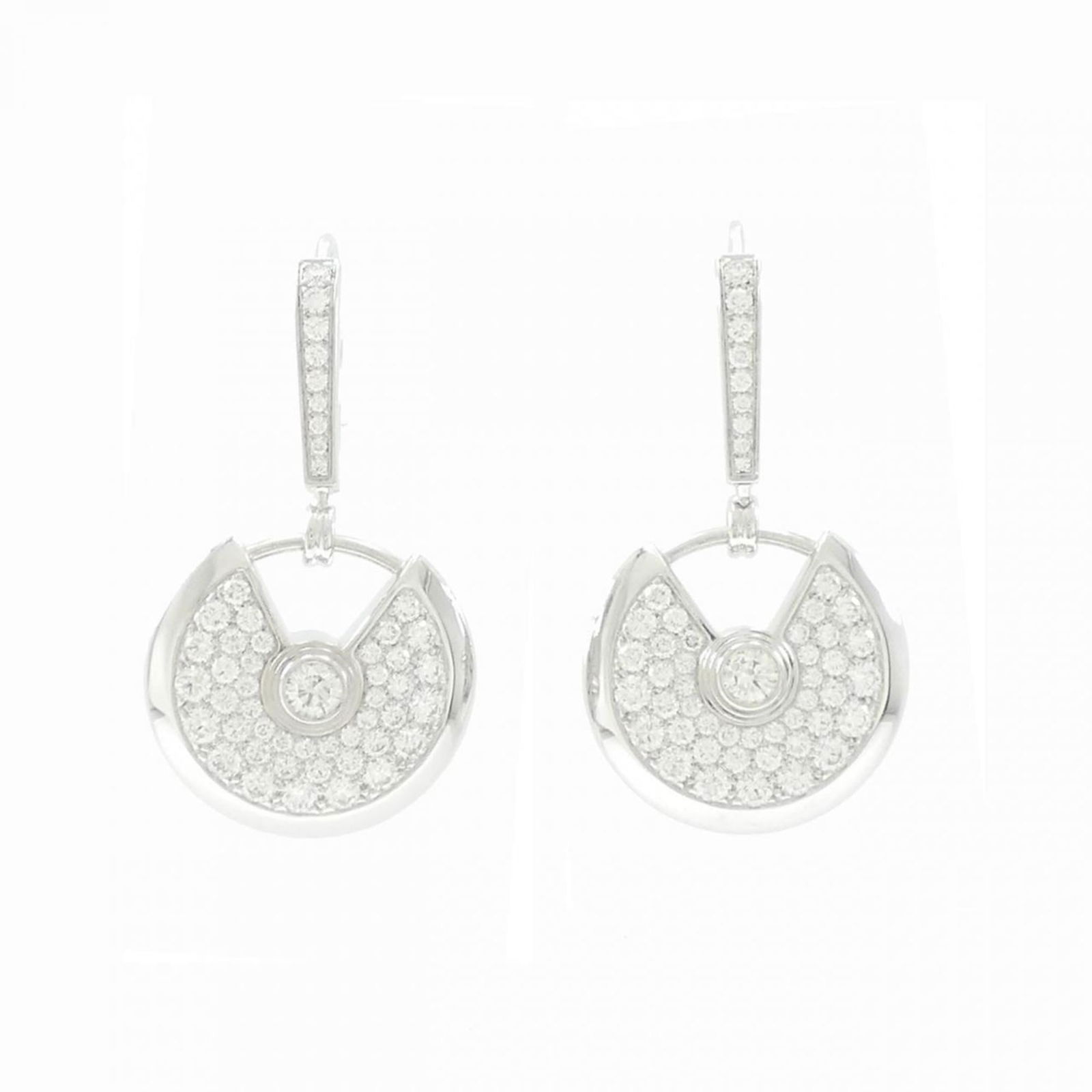 Cartier 18K White Gold Stud Earrings (1 of 4)